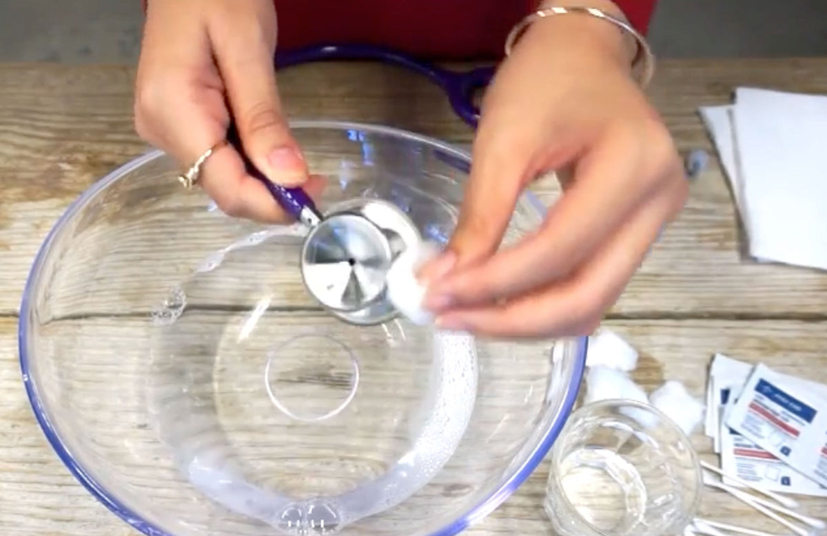 How to Clean a Stethoscope MDF Instruments