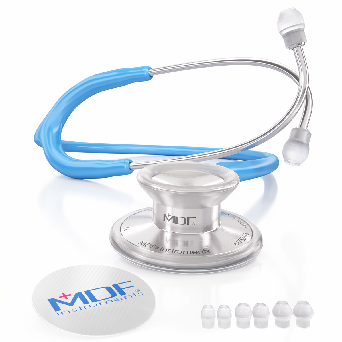 Stethoscope MDF Instruments Acoustica Lightweight Dual Head S.Swell
Bright Blue