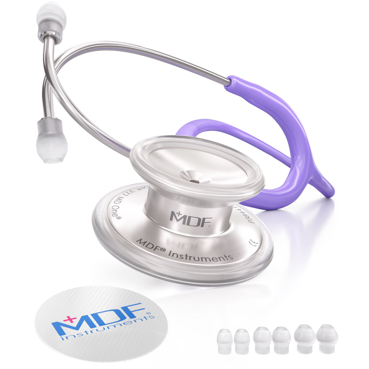 Stethoscope MDF Instruments MD One Stainless Steel Adult Dual Head Cher Light Purple