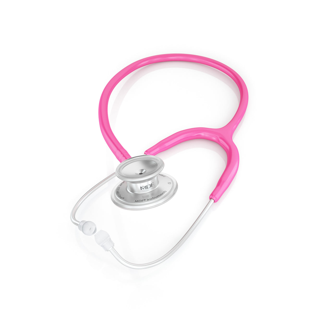 Stethoscope MDF Instruments MD One Stainless Steel Adult Dual Head ThinkPink Bright Pink