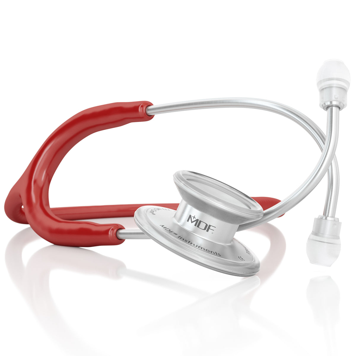 Stethoscope MDF Instruments MD One Stainless Steel Adult Dual Head Napa Burgundy Red