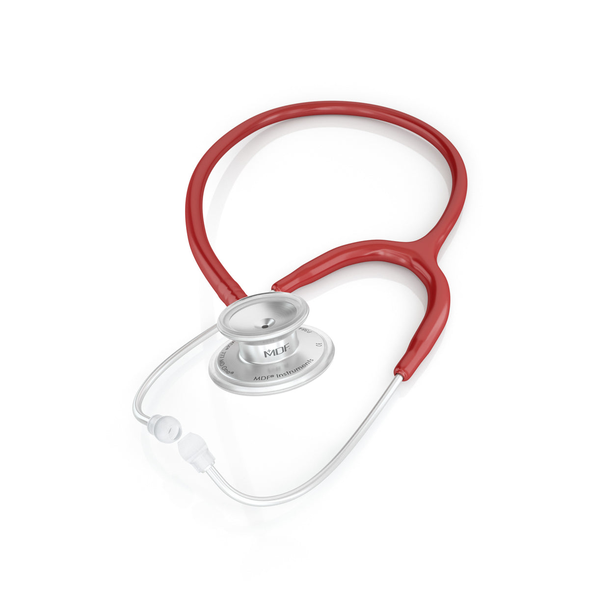 Stethoscope MDF Instruments MD One Stainless Steel Adult Dual Head Napa Burgundy Red