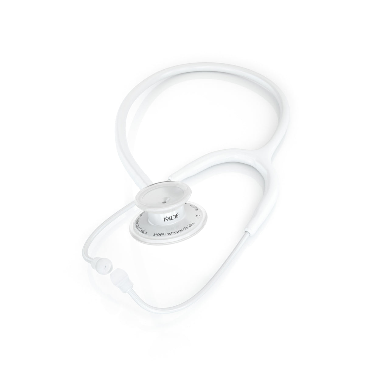 Stethoscope MDF Instruments MD One Stainless Steel Adult Dual Head WhiteOut All White