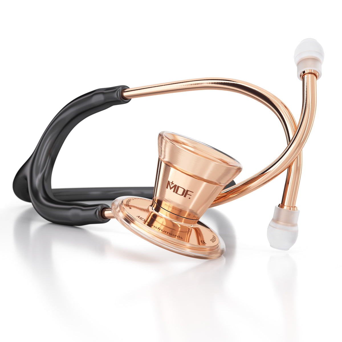 ProCardial® Stainless Steel Cardiology Stethoscope - Black/Rose Gold