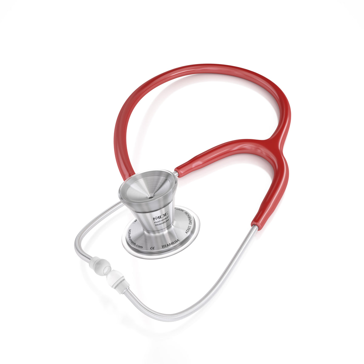 ProCardial® Stainless Steel Cardiology Stethoscope - Burgundy