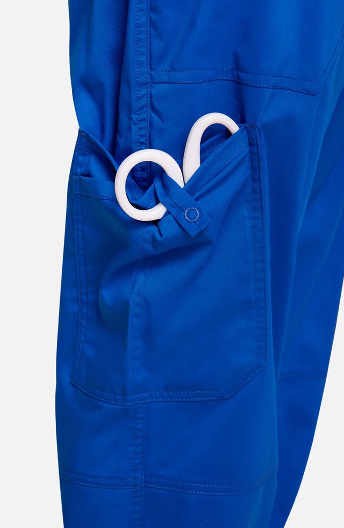 Men's Scrub Pants Cargo Royal Blue Cherokee Workwear Revolution MDF Instruments WW140