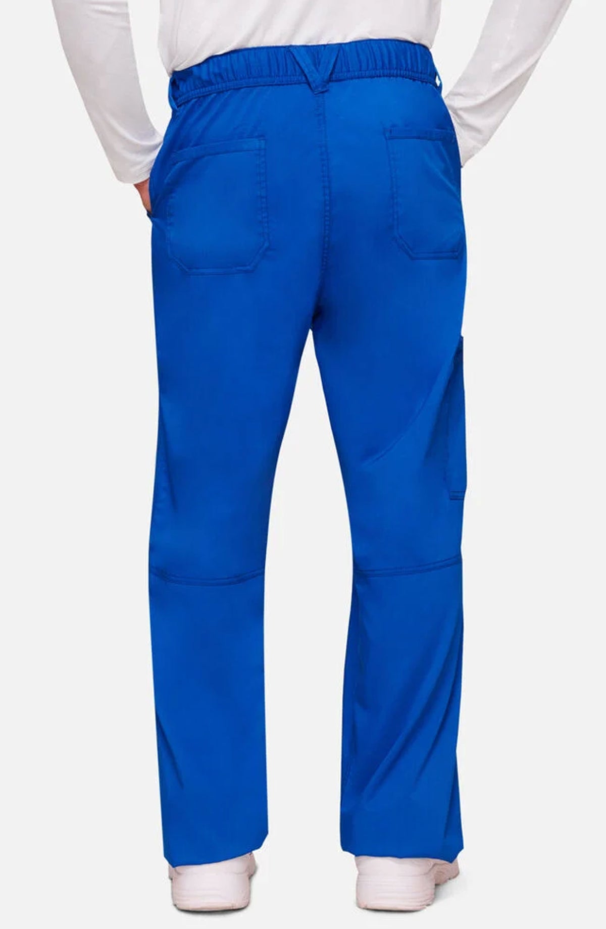 Men's Scrub Pants Cargo Royal Blue Cherokee Workwear Revolution MDF Instruments WW140