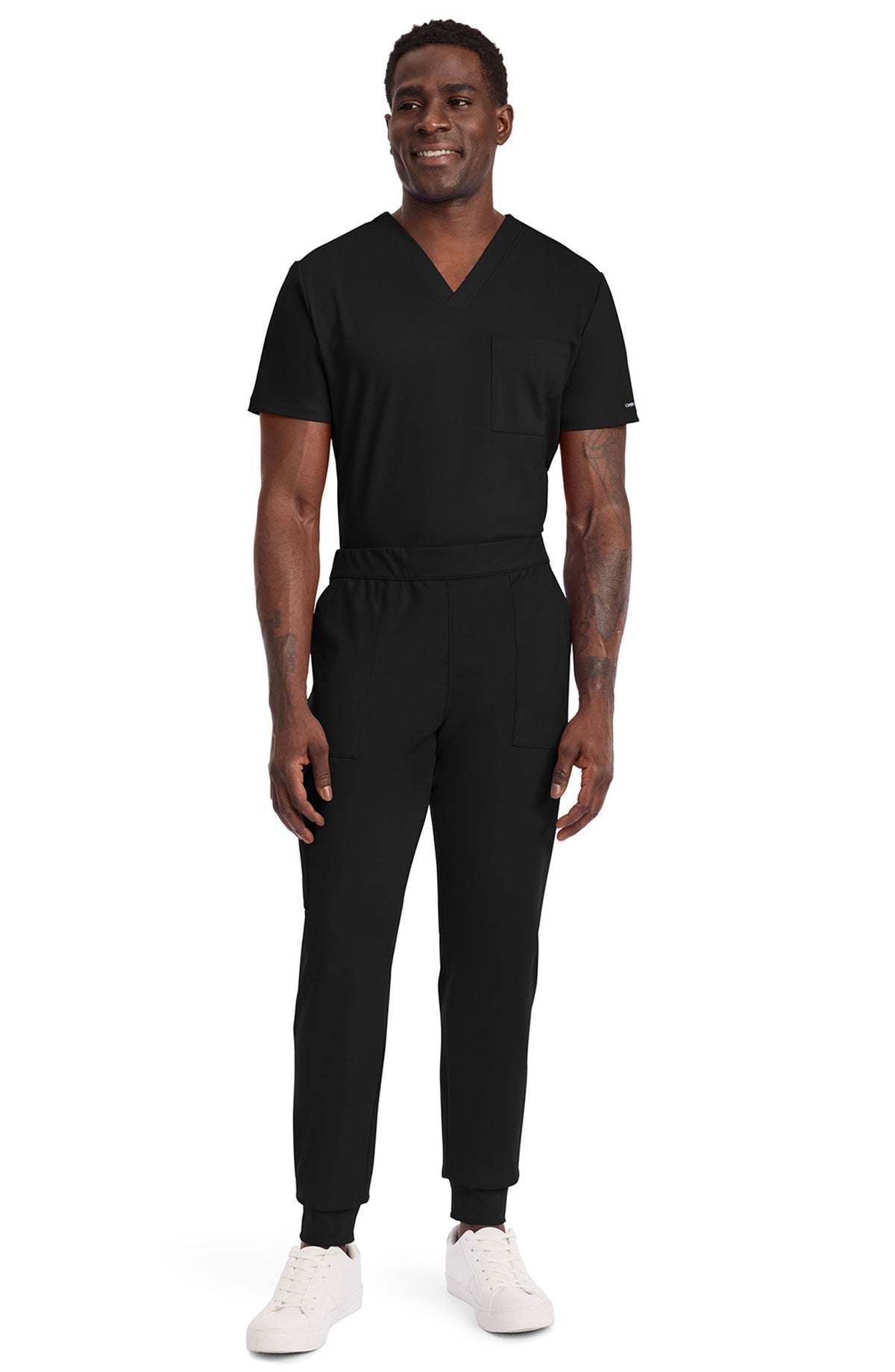 Men's Scrub Pants Joggers Black Cherokee Achieve MDF Instruments CK034