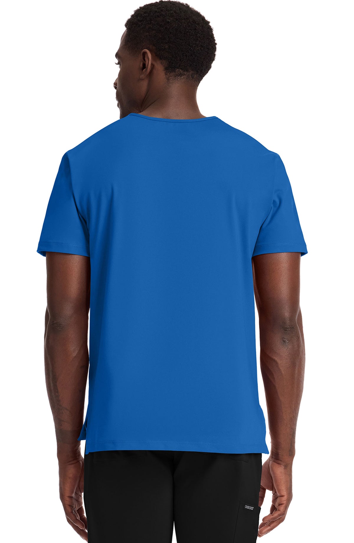 Men's Scrub Top Tuck-In V-Neck Top Royal Blue Cherokee Achieve MDF Instruments CK834