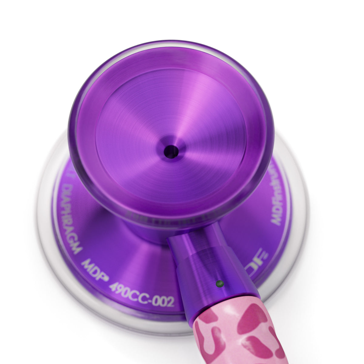 Stethoscope for Medical Professionals MDF Instruments ProCardial Titanium Cardiology Mprint Pink Leopard Print Cougar Pynk and Ultraviolet Customize with Engraving