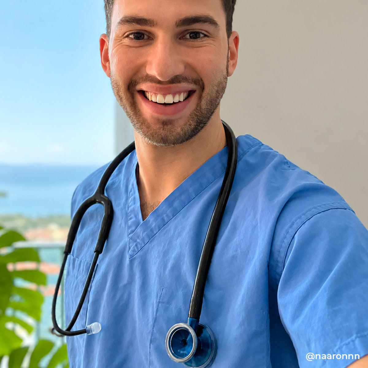 Stethoscope MDF Instruments ProCardial Titanium Cardiology Capridium Blue and Black