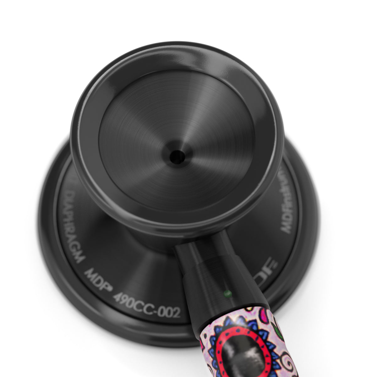 Stethoscope MDF Instruments ProCardial Titanium Sugar Skull and BlackOut Engraving