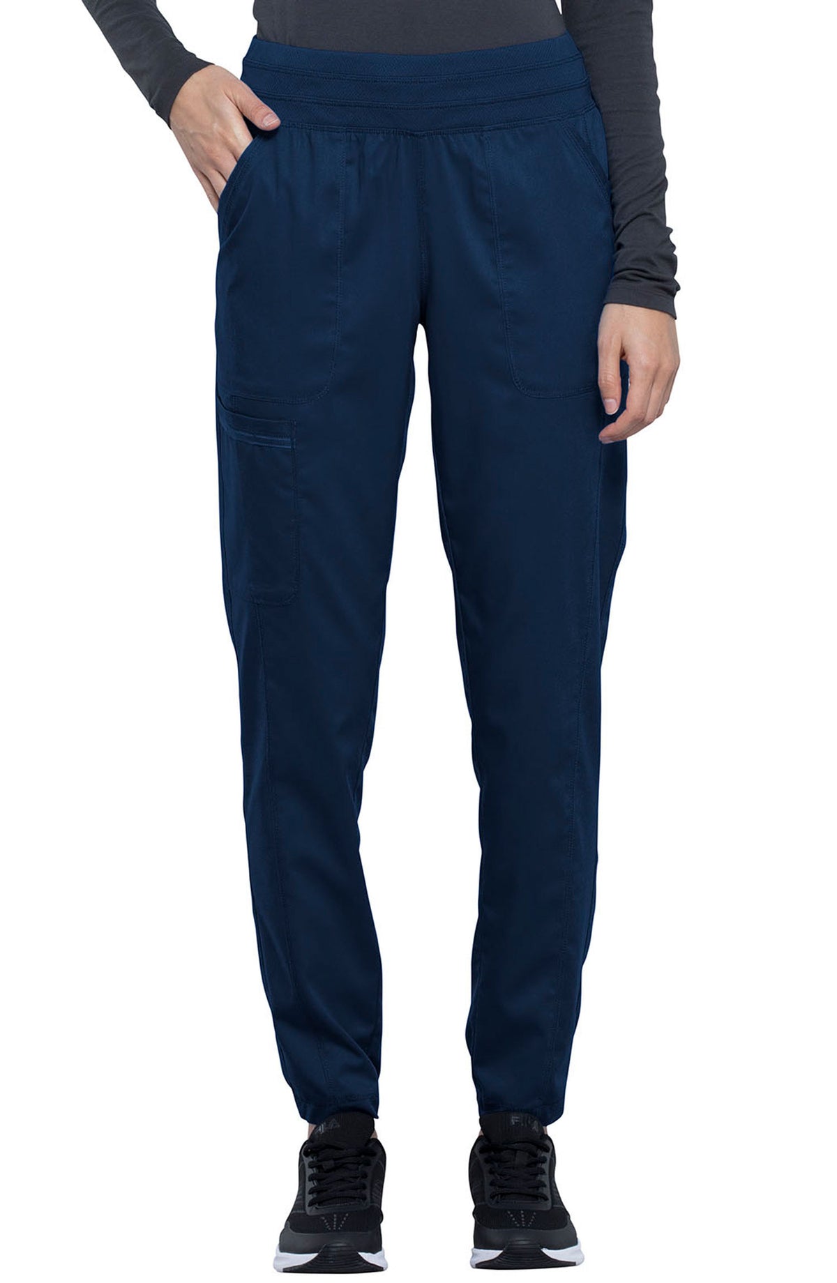 Women's Scrub Pants Joggers Navy Cherokee Workwear Revolution MDF Instruments WW011