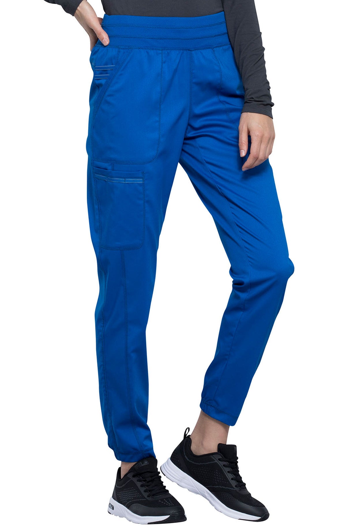 Women's Scrub Pants Joggers Royal Blue Cherokee Workwear Revolution MDF Instruments WW011