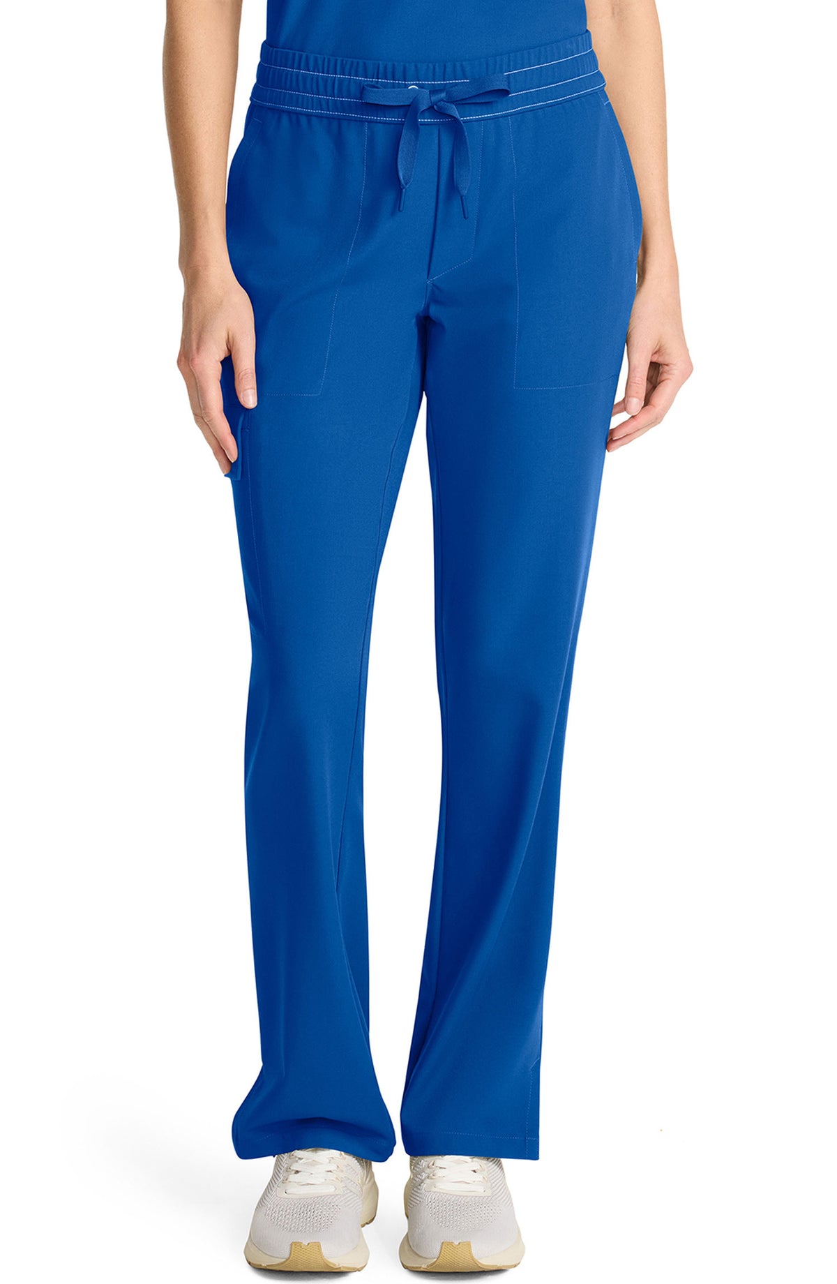 Women's Scrub Pants Straight Leg Cargo Royal Blue Healing Hands MDF Instruments HH153