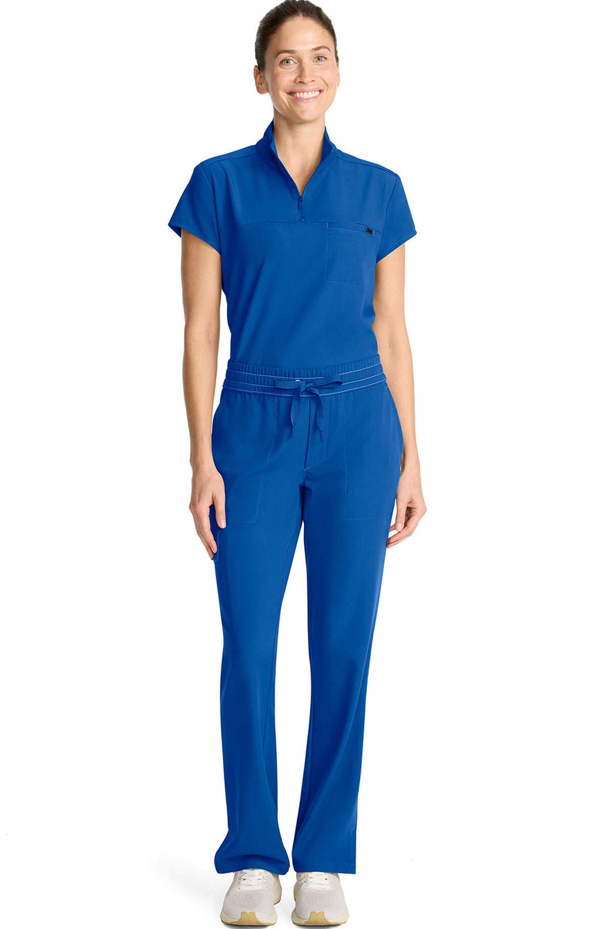 Women's Scrub Pants Straight Leg Cargo Royal Blue Healing Hands MDF Instruments HH153