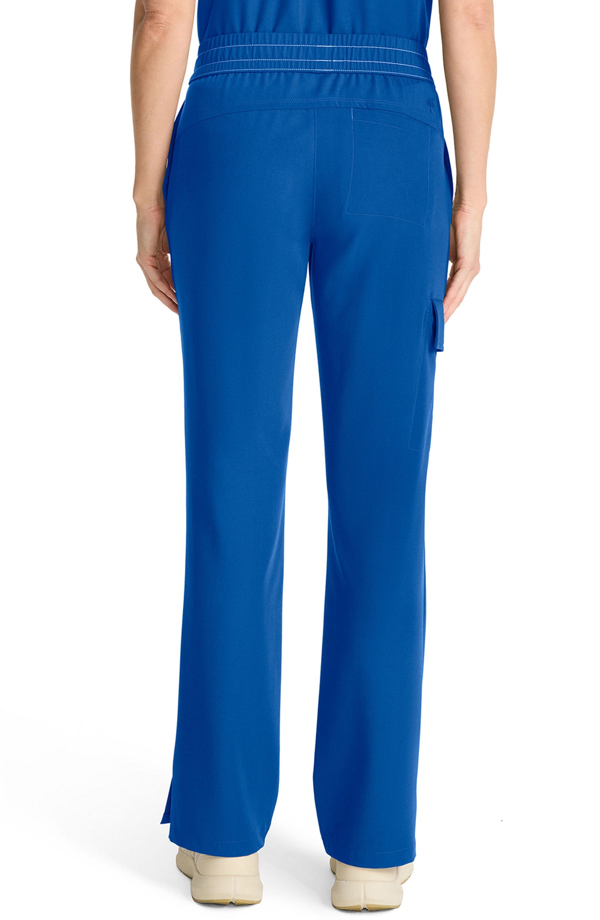 Women's Scrub Pants Straight Leg Cargo Royal Blue Healing Hands MDF Instruments HH153