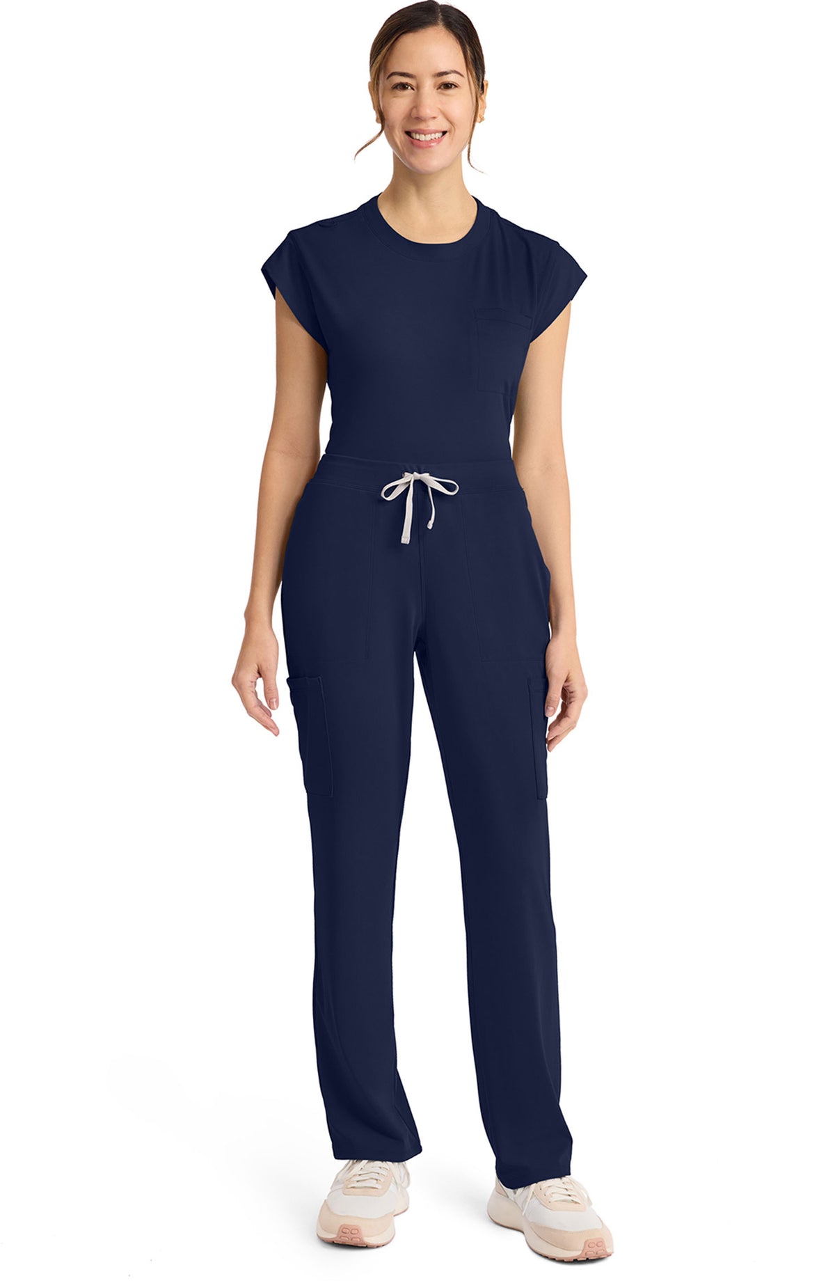 Women's Scrub Pants Straight Leg Navy Cherokee Achieve MDF Instruments CK096