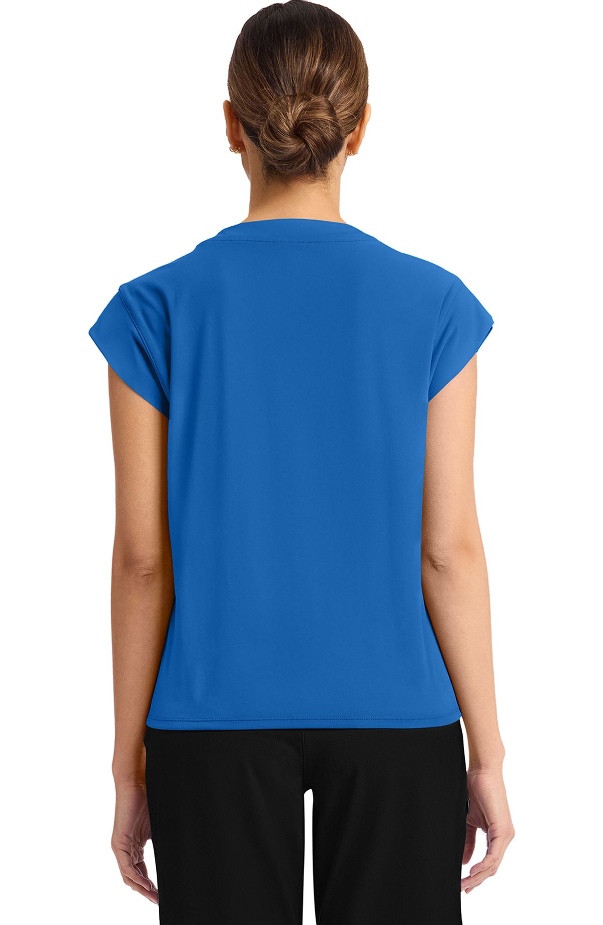 Scrubs MDF Instruments Cherokee Achieve Women's Crew Neck Top CK936 Royal Blue