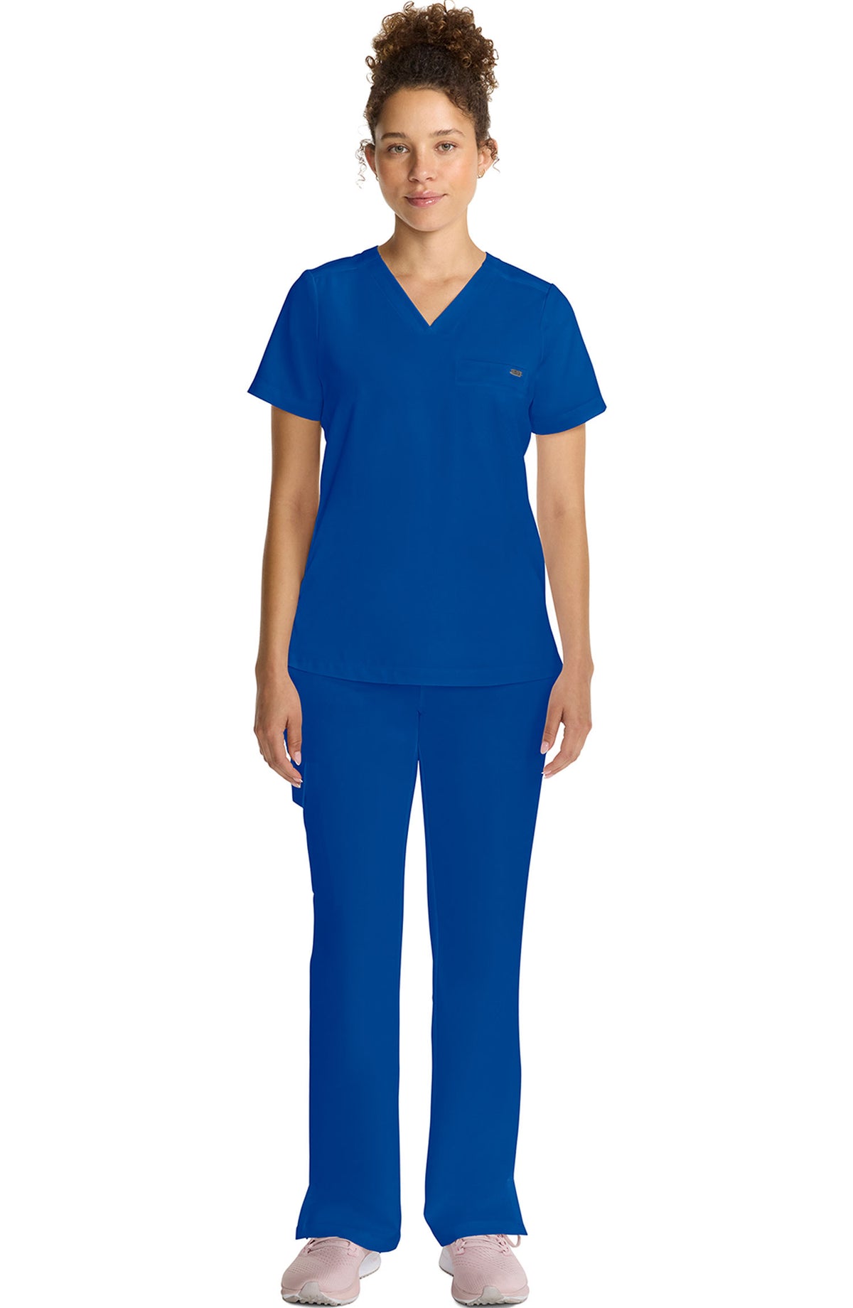 Women's Scrub Top Tuck-In V-Neck Royal Blue Healing Hands MDF Instruments HH755