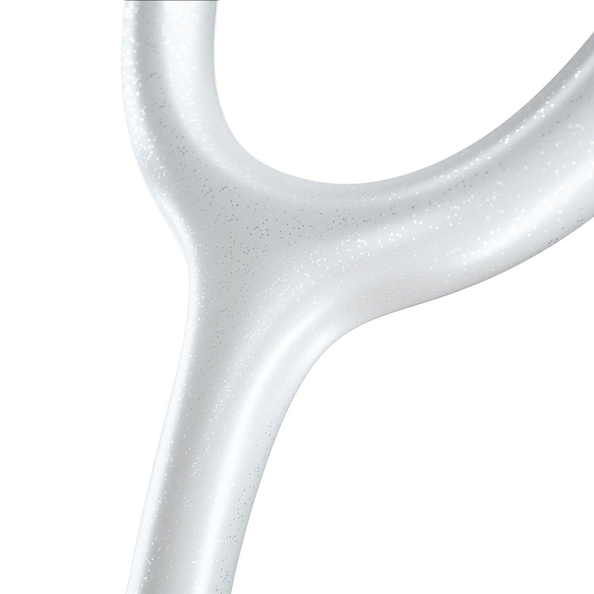 Stethoscope MDF Instruments ProCardial Titanium Cardiology White Glitter and Rose Gold Tube