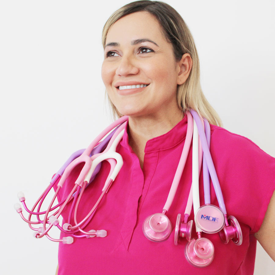 Pink Stethoscope MDF Instruments Acoustica