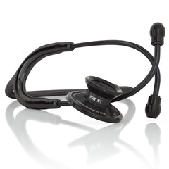 All Black Stethoscope MDF Instruments Acoustica Lightweight Dual Head BlackOut