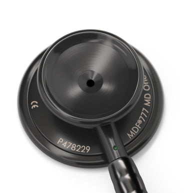 Stethoscope MDF Instruments MD One Stainless Steel Adult Dual Head BlackOut All Black Custom Stethoscope Engraving