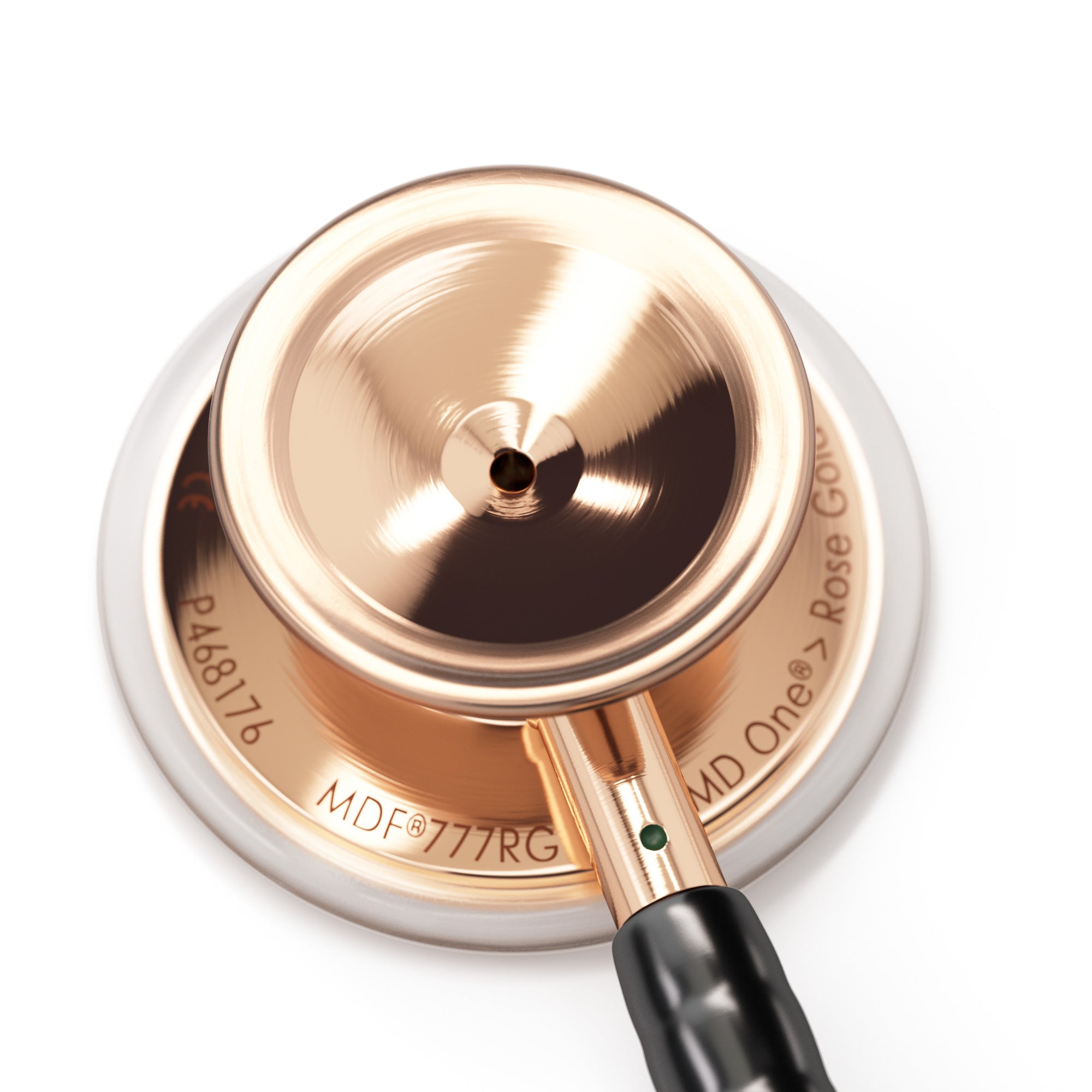 Stethoscope MDF Instruments MD One Stainless Steel Adult Dual Head Rose Gold and Black Custom Engraving