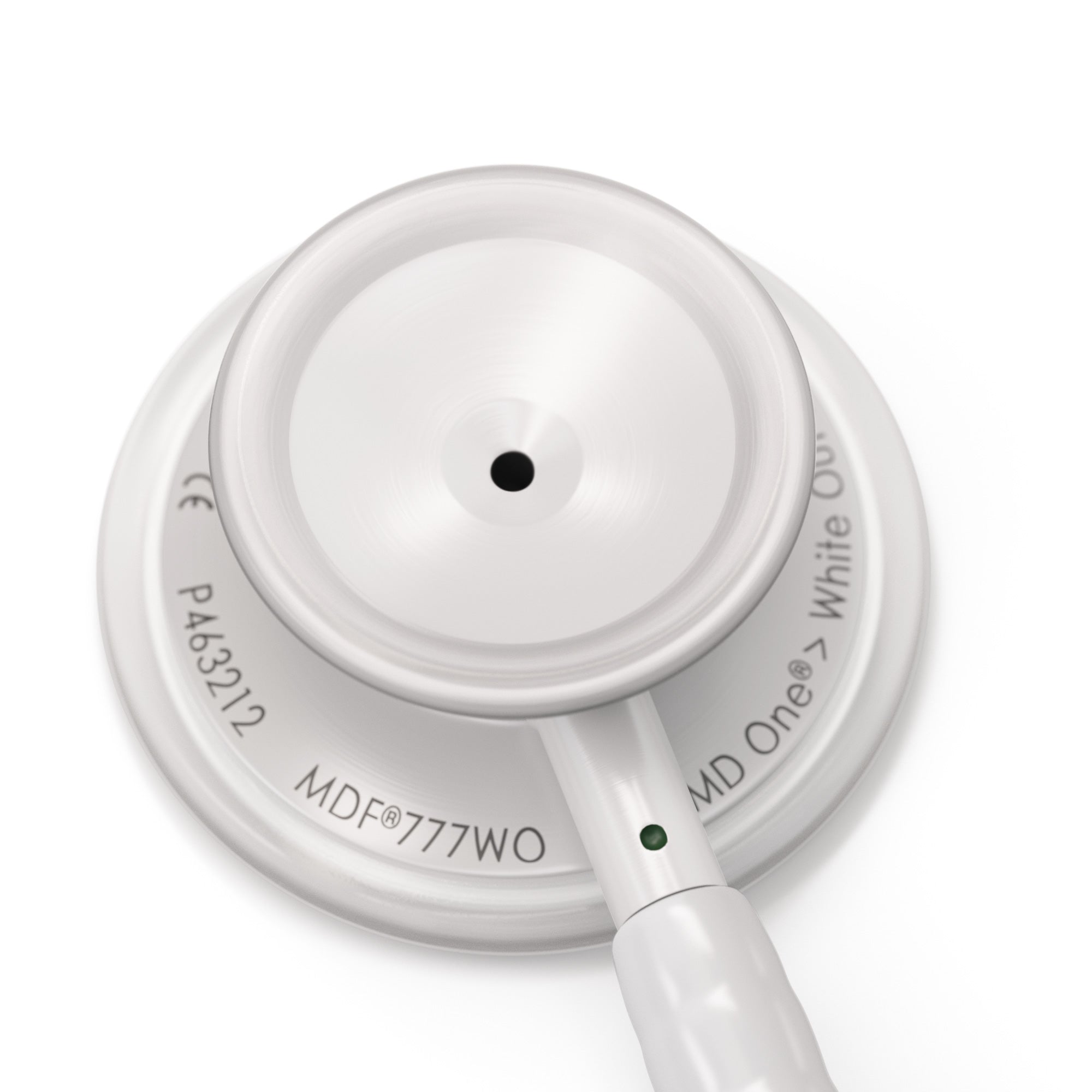 Stethoscope MDF Instruments MD One Stainless Steel Adult Dual Head WhiteOut All White Custom Stethoscope Engraving