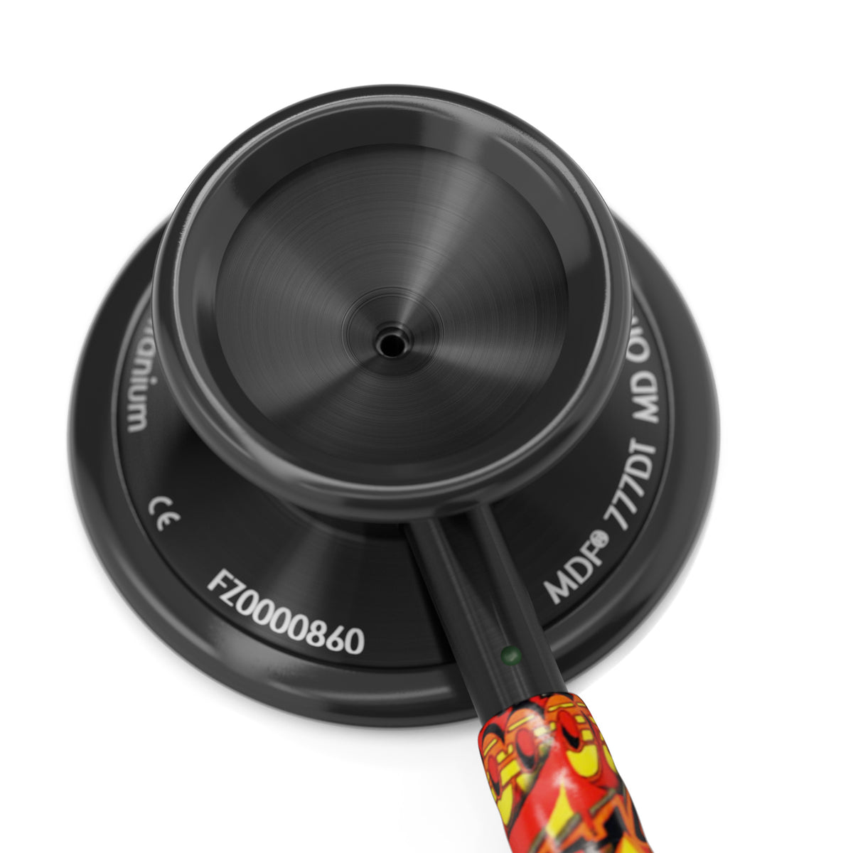 Stethoscope MDF Instruments MD One Epoch Titanium Mprint Comic Print Graffiti BlackOut Engraving