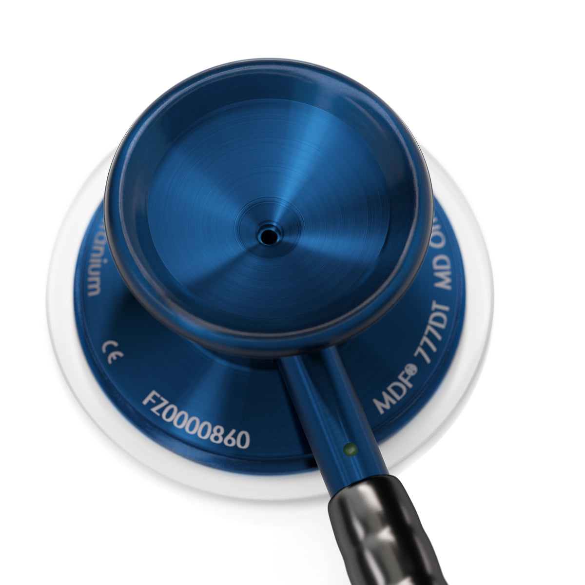Stethoscope MDF Instruments MD One Epoch Titanium NoirNoir Black and Capridium Blue Engraving