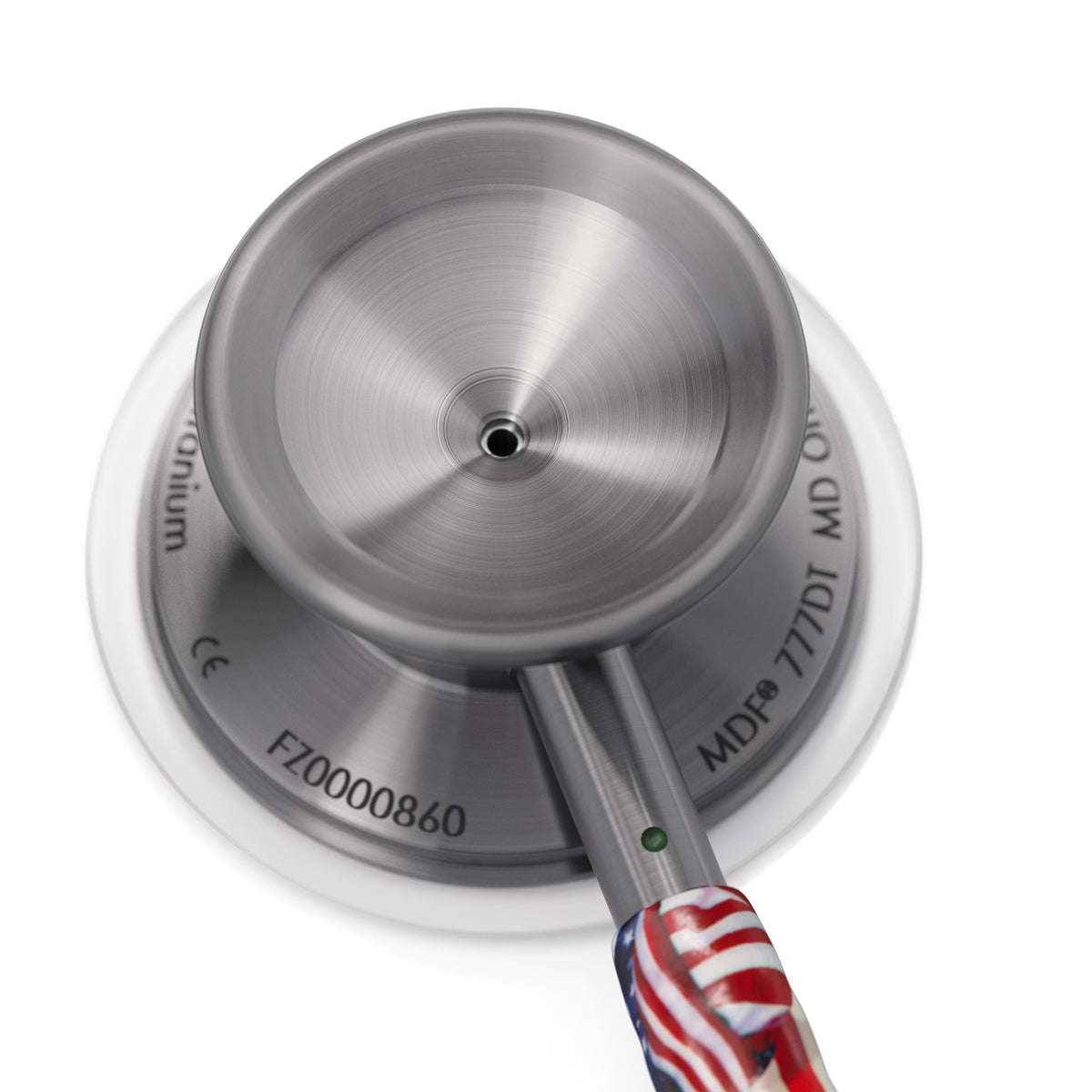 MD One® Epoch® Titanium Adult Stethoscope - USA/Metalika - Engraving