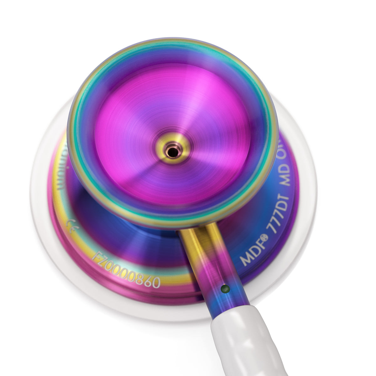 Stethoscope MDF Instruments MD One Epoch Titanium BlaBlanc White and Kaleidoscope Engraving