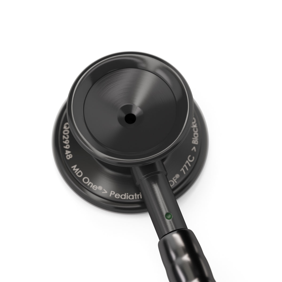 MD One® Pediatric Stethoscope - Black/BlackOut - Engraving