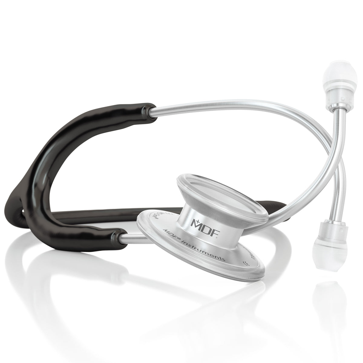 Stethoscope MDF Instruments MD One Stainless Steel Adult Dual Head NoirNoir Black