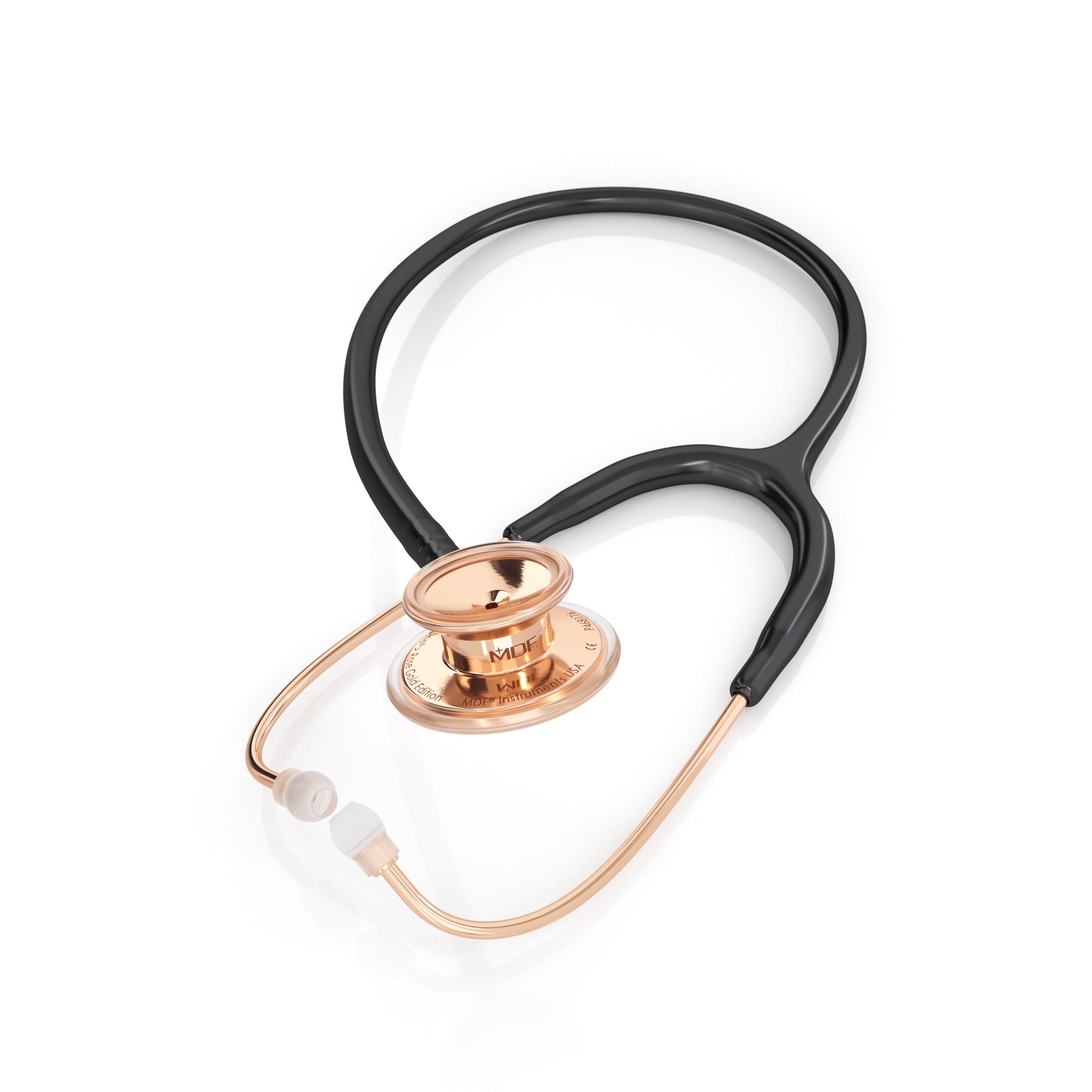 Stethoscope MDF Instruments MD One Stainless Steel Adult Dual Head Rose Gold and Black