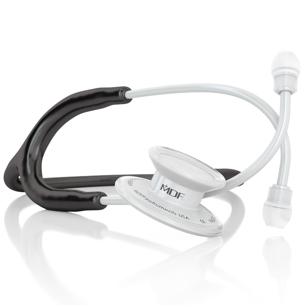 Stethoscope MDF Instruments MD One Stainless Steel Adult Dual Head Black and WhiteOut
