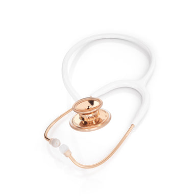 Stethoscope MDF Instruments MD One Stainless Steel Adult Dual Head Rose Gold and White
