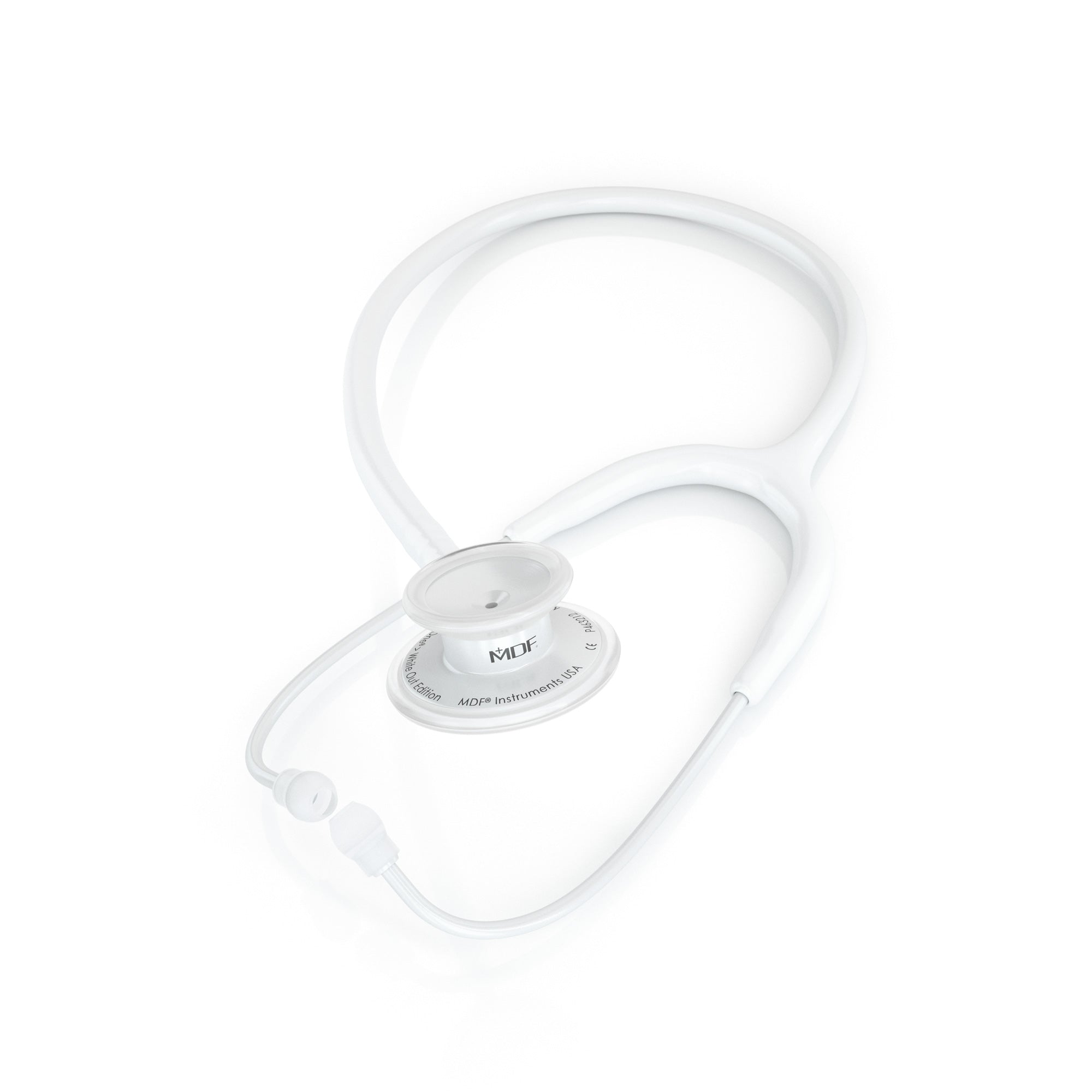 Stethoscope MDF Instruments MD One Stainless Steel Adult Dual Head WhiteOut All White