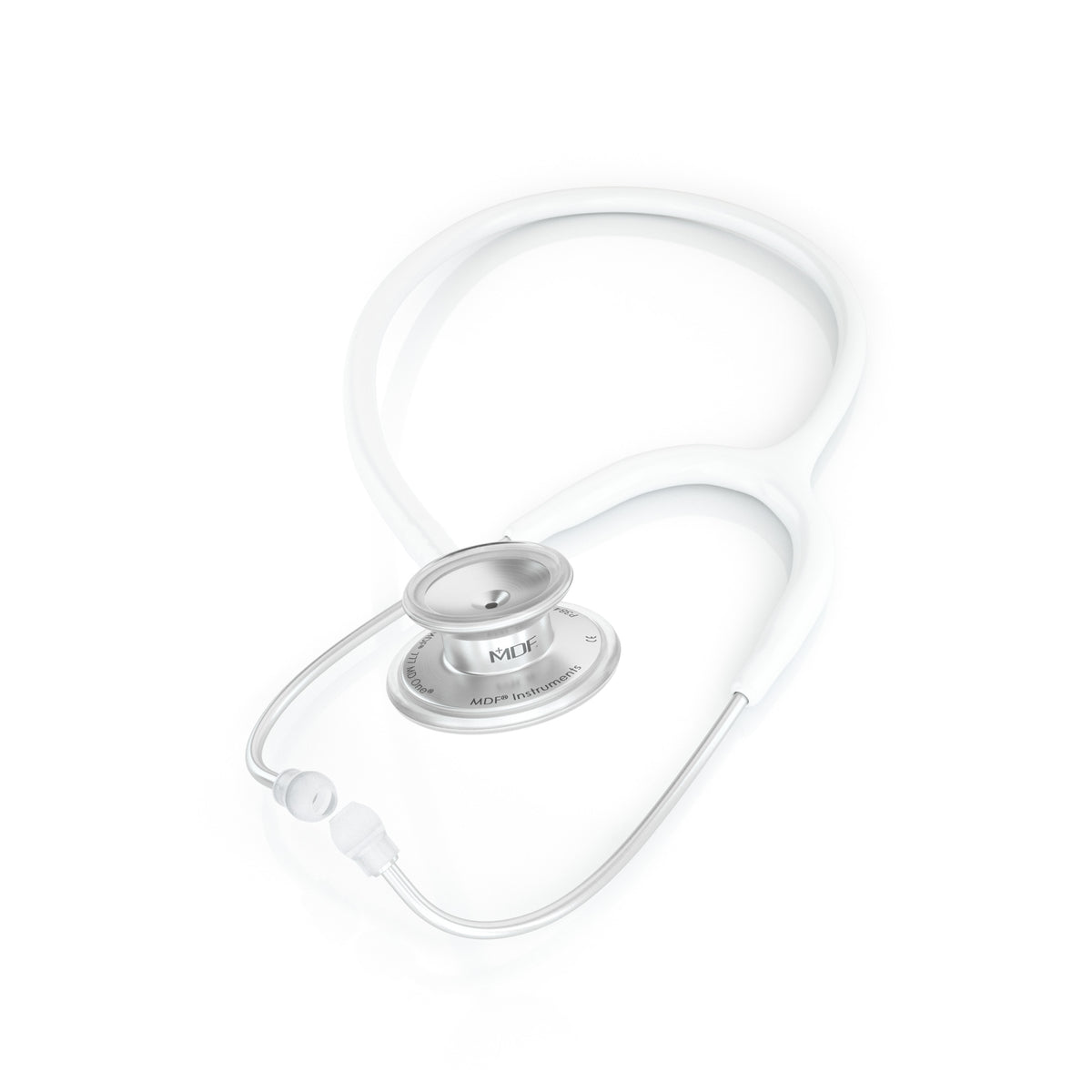 Stethoscope MDF Instruments MD One Stainless Steel Adult Dual Head BlaBlanc White