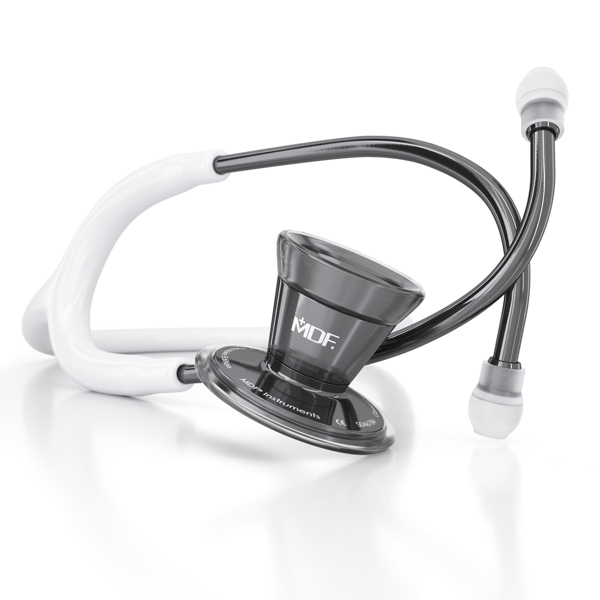 ProCardial® Stainless Steel Cardiology Stethoscope - White/Perla Noire