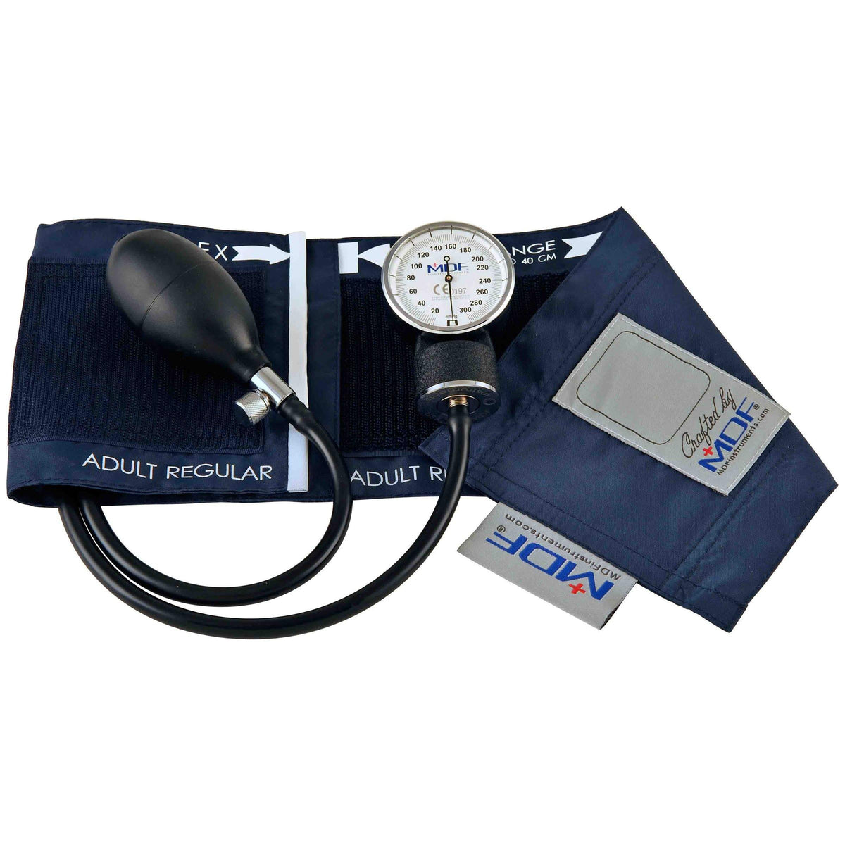 Sphygmomanometer MDF Instruments Calibra Navy Blue Pocket Aneroid Manual Blood Pressure Monitor