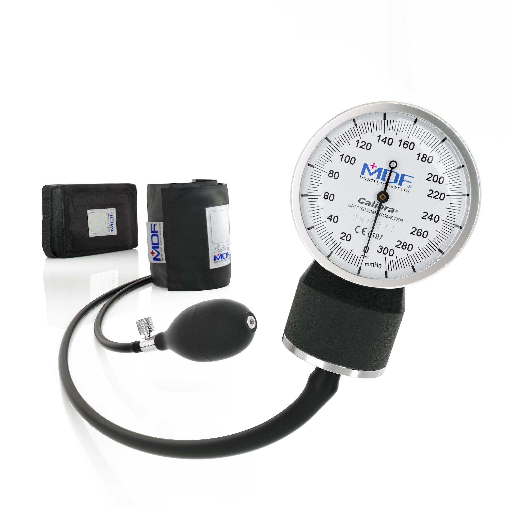 Sphygmomanometer MDF Instruments Calibra Navy Blue Pocket Aneroid Manual Blood Pressure Monitor