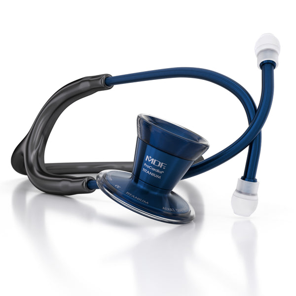 Stethoscope MDF Instruments ProCardial Titanium Cardiology Capridium Blue and Black