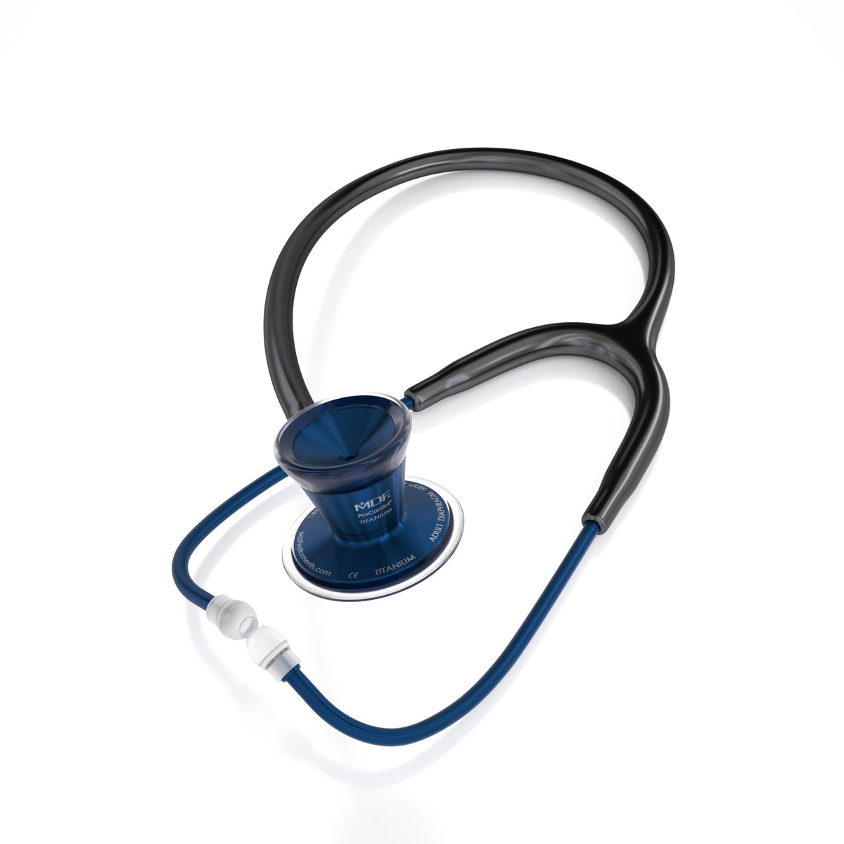 Stethoscope MDF Instruments ProCardial Titanium Cardiology Capridium Blue and Black