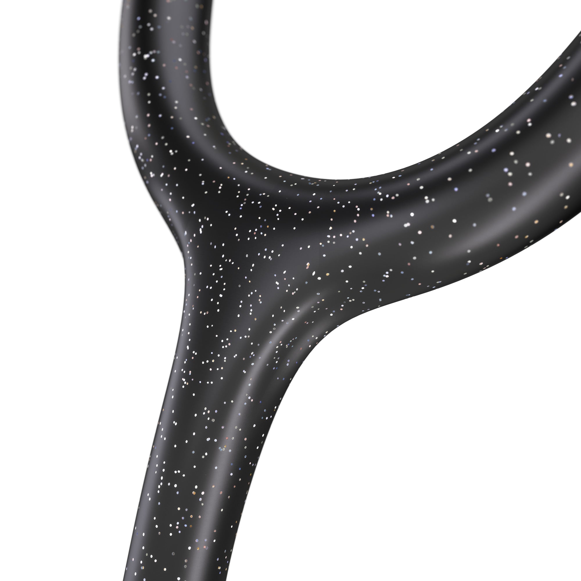 Stethoscope MDF Instruments ProCardial Titanium Cardiology Mprint Black Glitter and BlackOut Tube