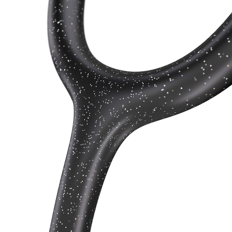 Stethoscope MDF Instruments ProCardial Titanium Cardiology Mprint Black Glitter and BlackOut Tube