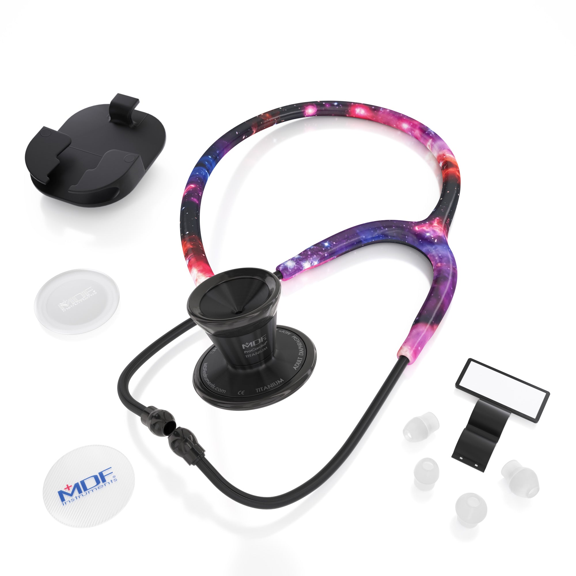 Stethoscope MDF Instruments ProCardial Titanium Mprint Galaxy BlackOut