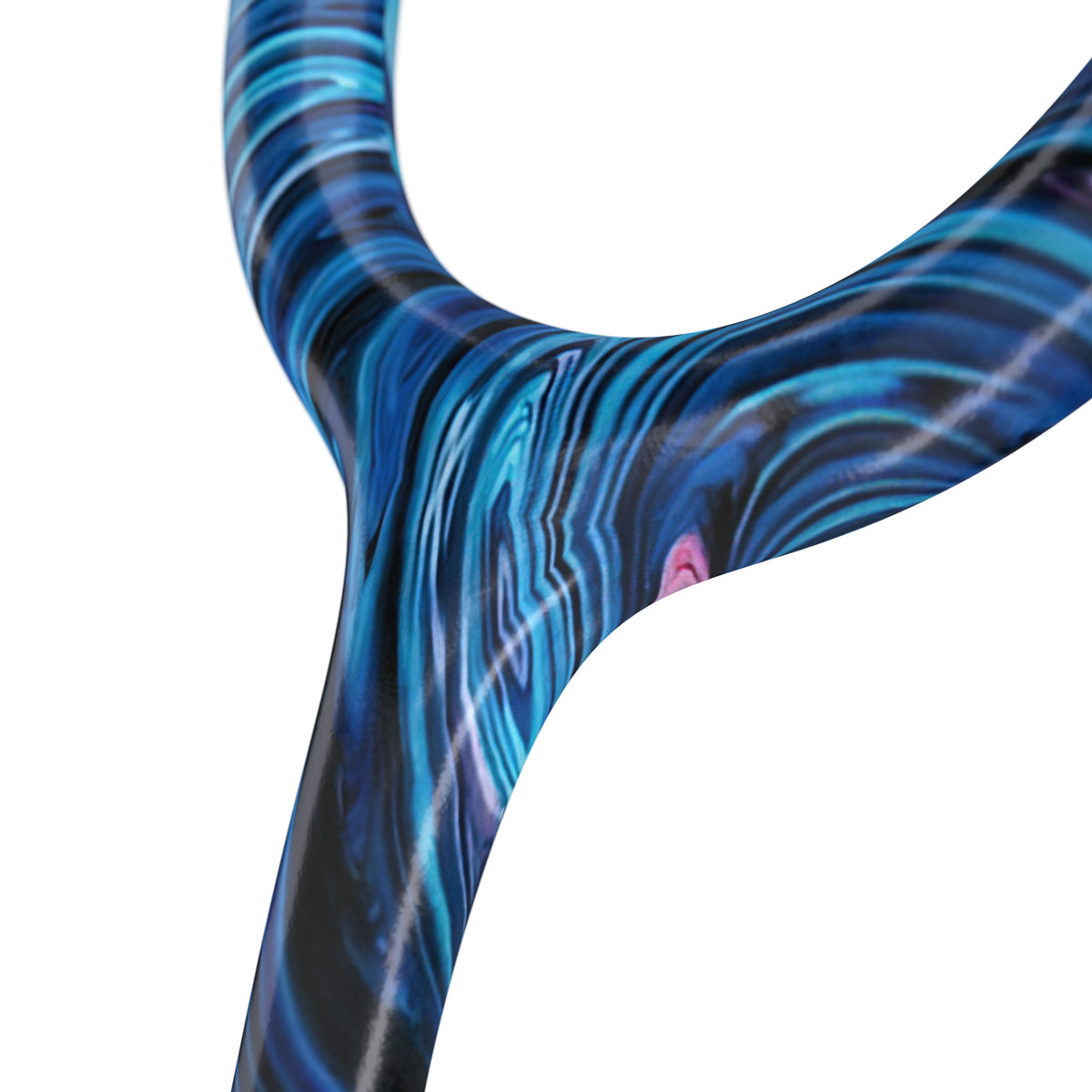 Stethoscope MDF Instruments ProCardial Titanium Cardiology Mprint Starry Night and Capridium Blue Tube
